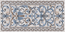 Мозаика синий декорированный лаппатированный