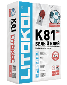 LitoFLEX  K-81, белая клеевая смесь 25 кг