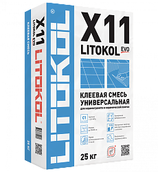 LITOKol  X-11 EVO 25кг., усиленн. клей