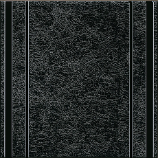Декор Барберино 1 чёрный глянцевый