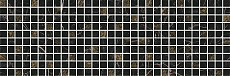Керамический декор мозаичный Астория черный, Сорт 1