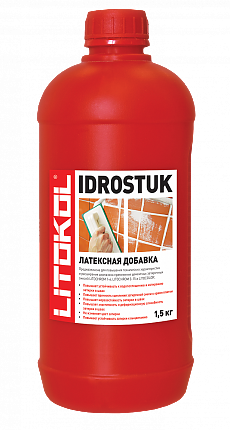 IDROSTUK латексная добавка для затирок 1.5 кг