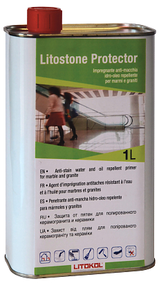 LITOSTONE PROTECTOR - защита от пятен мрамора и гранита (1 L)