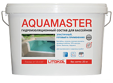 AQUAMASTER-гидроизол. состав для бассейнов (10 kg bucket)